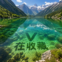 翡翠湖面